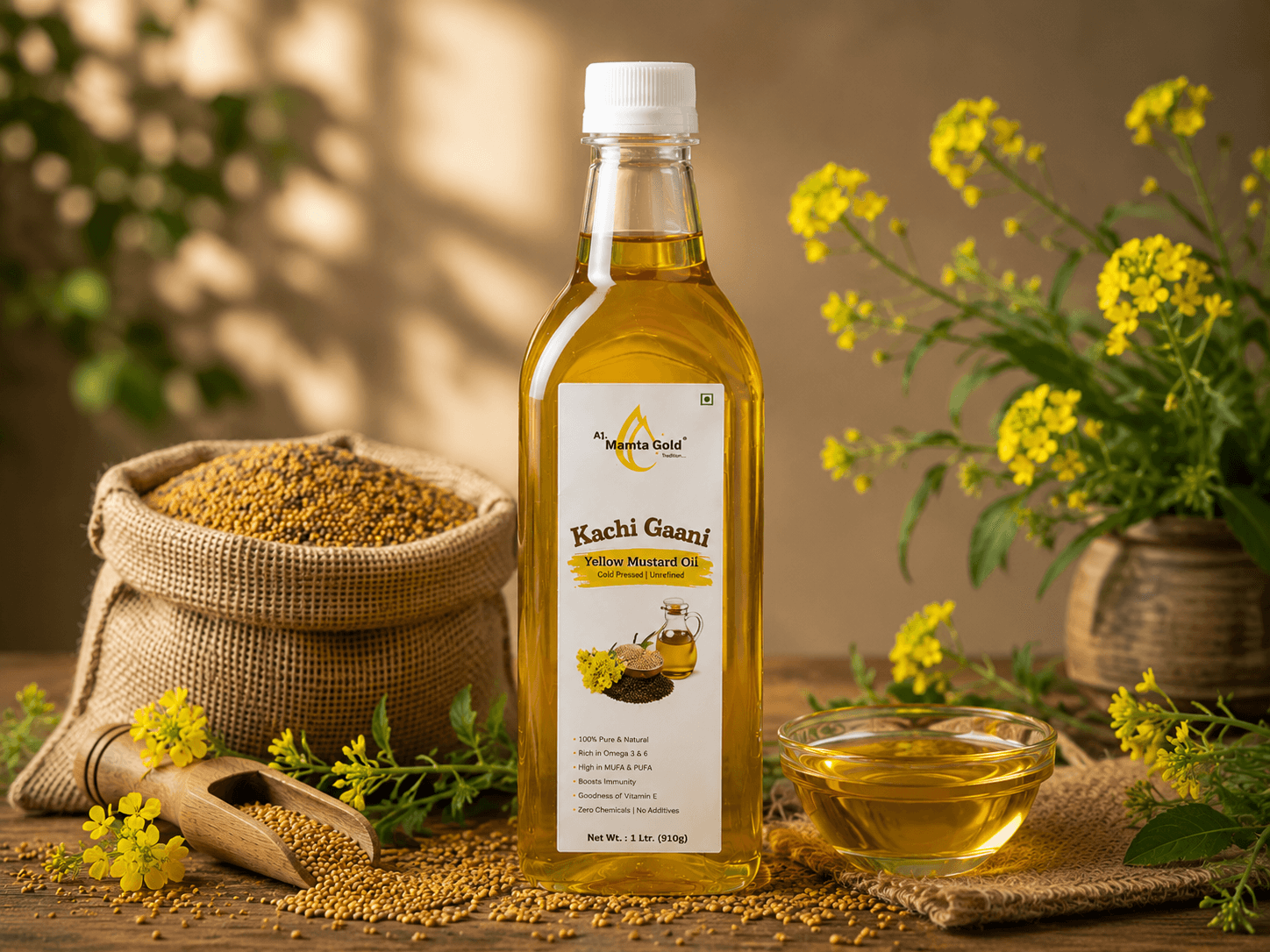 Yellow mustard oil bulk product image