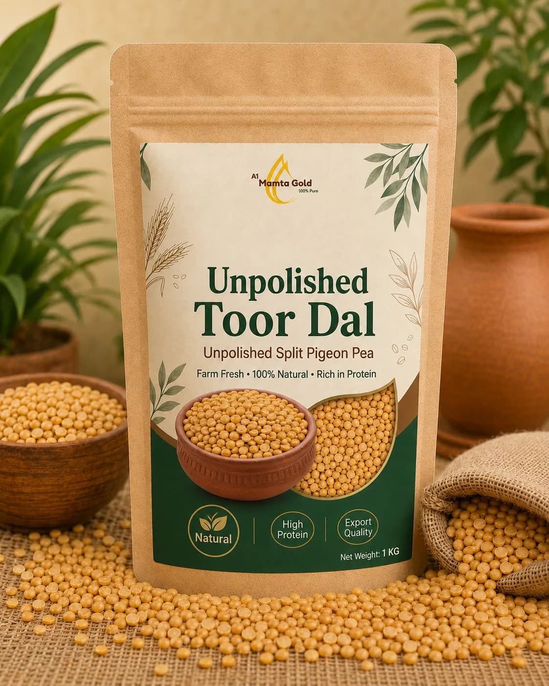 Unpolished toor dal product image